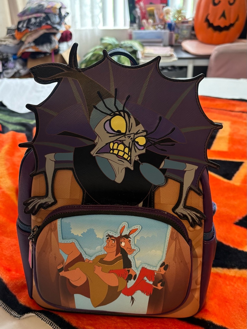 Disney Loungefly Emperor’s New Groove Yzma Villains Mini Backpack NEW